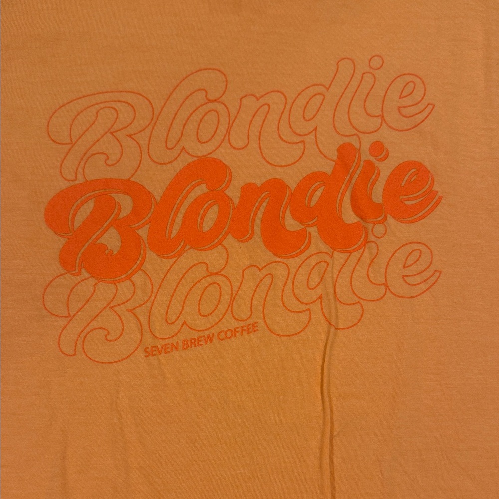 7brew Blondie Graphic Tee in Orange - Picture 2 of 5